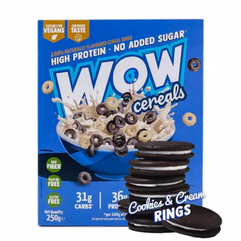 WOW Cereals Cookies & Cream Rings 250g 1