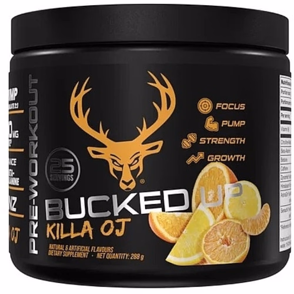 Bucked Up Pre- Workout Killa OJ 25s
