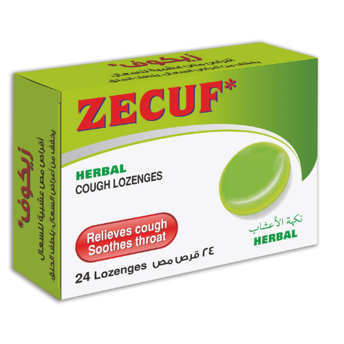 Zecuf Lozenges Herbal Sugar Free 24's